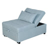Cozy Green Foldaway Sofa Bed