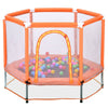 Kiddo’s Fun Jump Trampoline with Safety Net and Balls