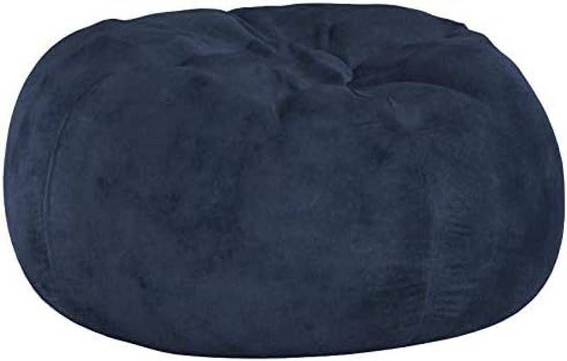Cozy Midnight Blue Bean Bag Chair