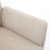 Creamy White Adjustable Corduroy Chair
