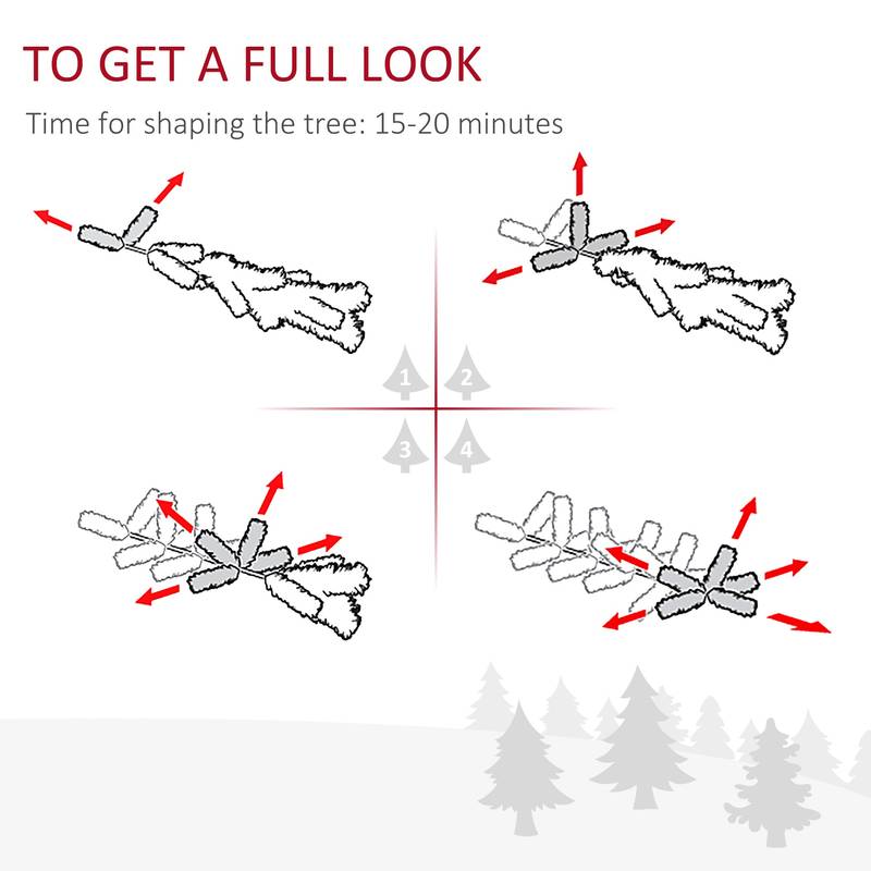 Pink Slim Douglas Fir Christmas Tree