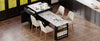 Stylish Expandable Kitchen Island with Storage and Power Outlet