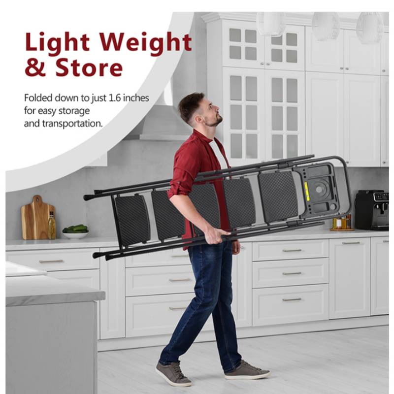 SmartStep Folding Ladder with Tool Tray & Non-Slip Pedals