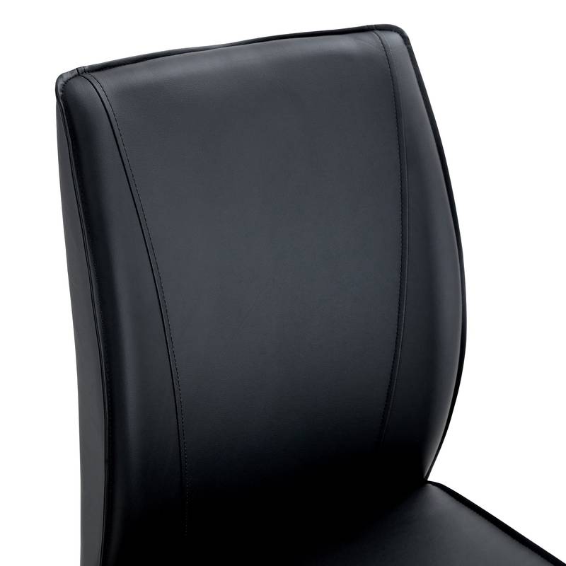 Chic Black Arch Dining Chairs - Set of Two