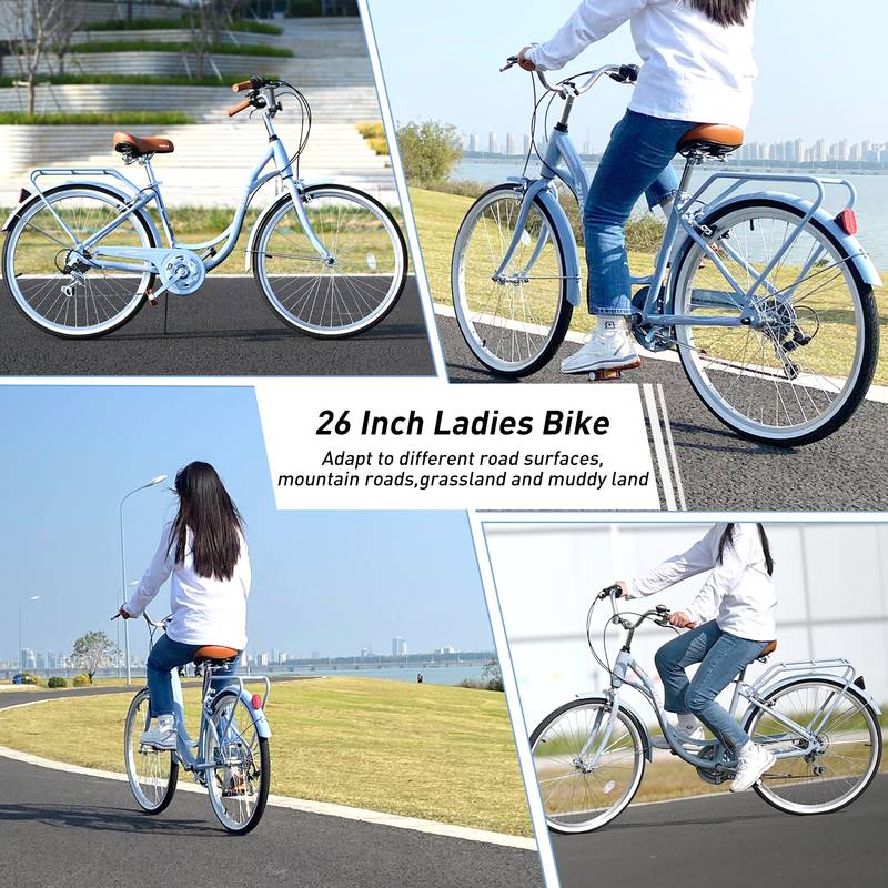 Colorful Cruiser: Women's 7-Speed Bike