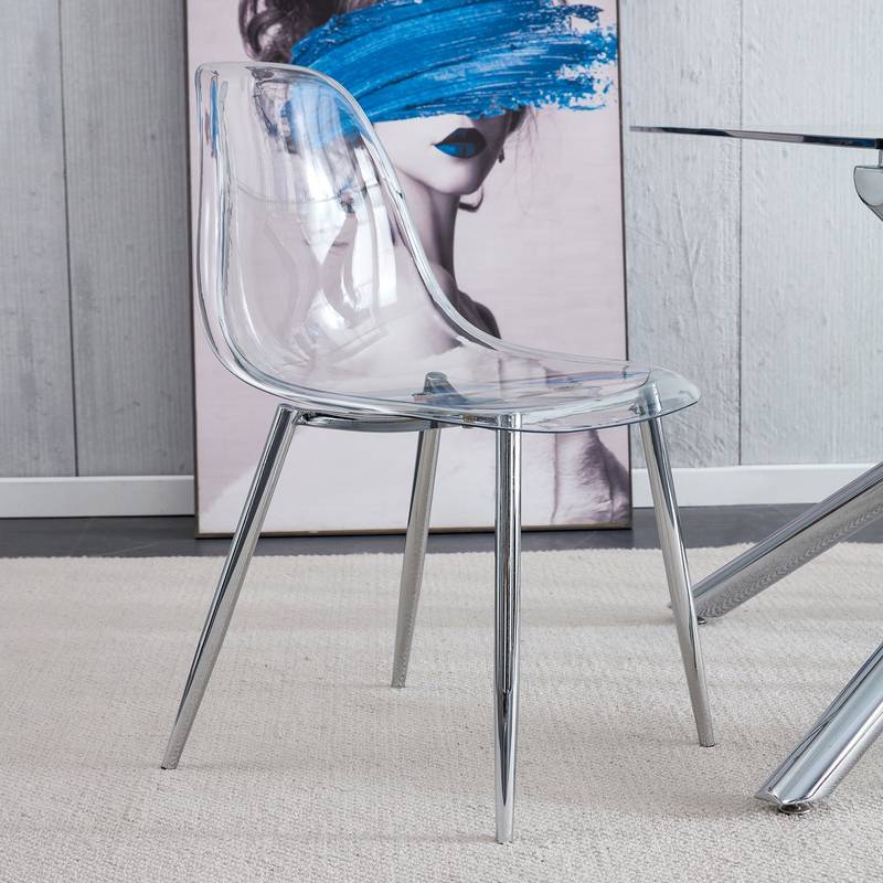 Clear Chic Dining Chairs Set