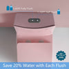 Pink Rose Eco-Friendly Comfort Toilet