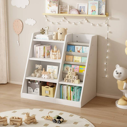 Cozy Kids Book Nook Storage Shelf