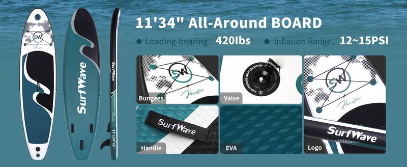 Adventure Awaits Inflatable Paddle Board Bundle