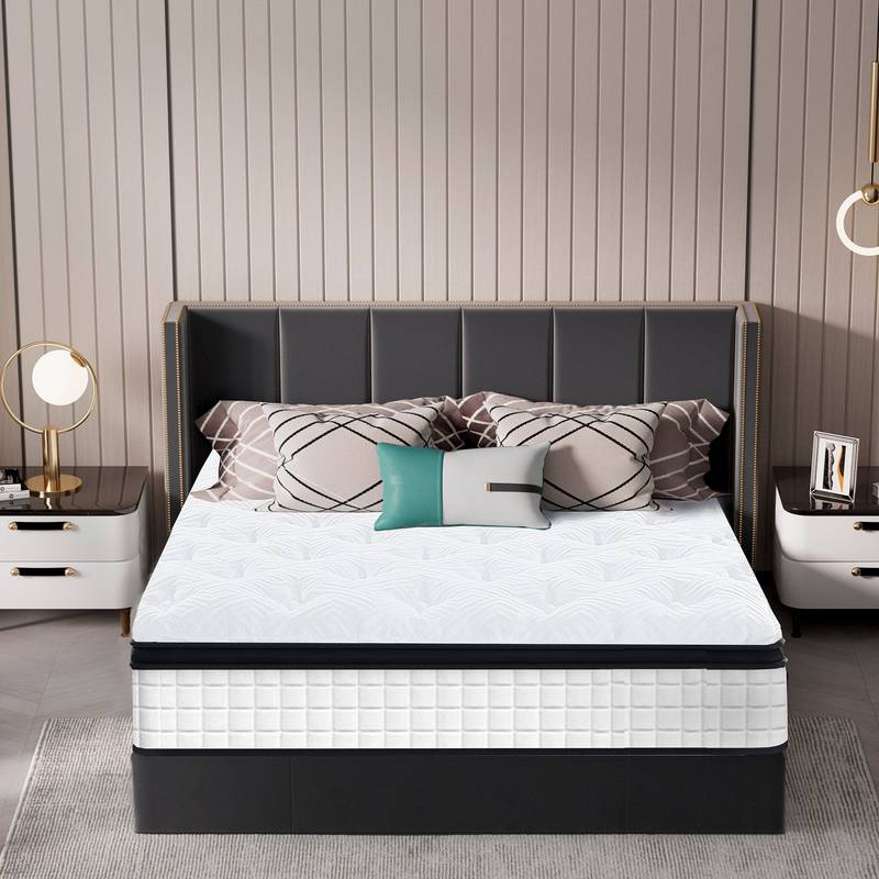 CoolComfort Hybrid Mattress - Twin Size 12 Inch Memory Foam Bliss
