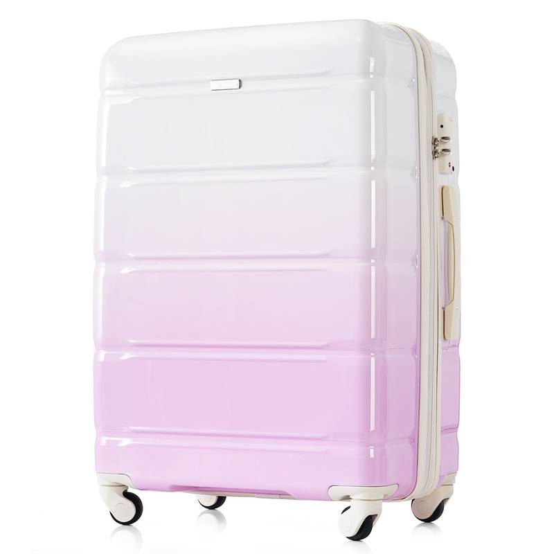 TravelBuddy Pro: Stylish Carry-On Luggage Set with USB Port & Cup Holder