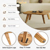 Cloudy Hills Table: A Stylish Solid Wood Desk for Dining and Gaming