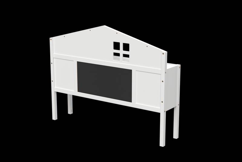 Montessori White Headboard for Full Beds - Customizable Style!