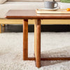 Walnut Rattan-Inspired Tea Table