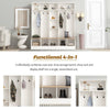 Chic Entryway Hall Tree with Storage Bench & Coat Rack