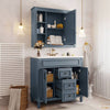 Chic Royal Blue Bathroom Vanity with Sink & Storage