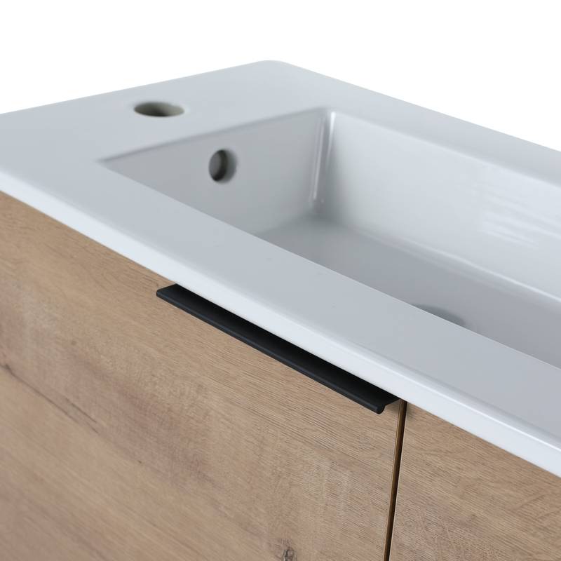 Sleek Space-Saving Bathroom Vanity with Sink