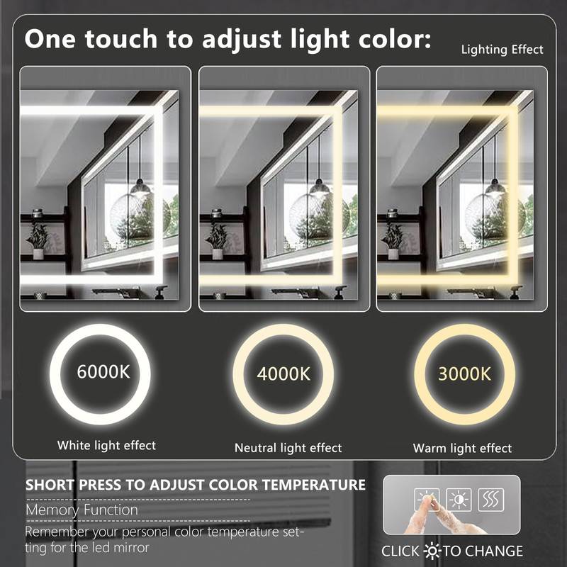 GlowSmart LED Vanity Mirror