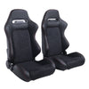 Speedy Comfort Racing Seats - Suede & PVC Duo!