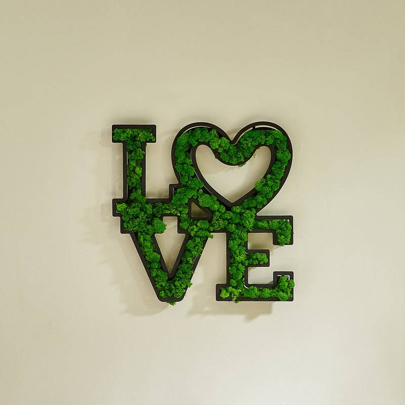 Mossy Love Wall Art