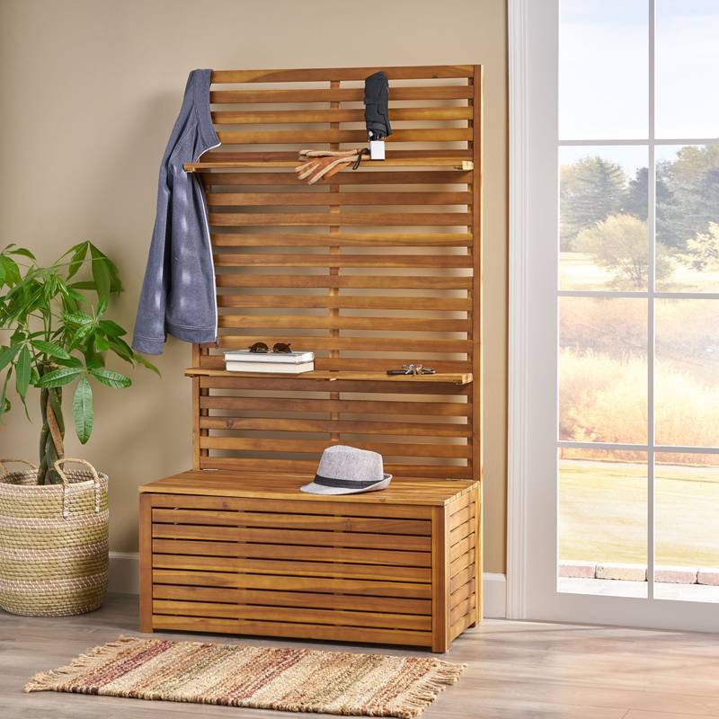 Sylmar Storage Bench & Rack
