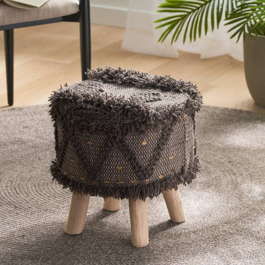 Cozy Chic Wool & Cotton Stool