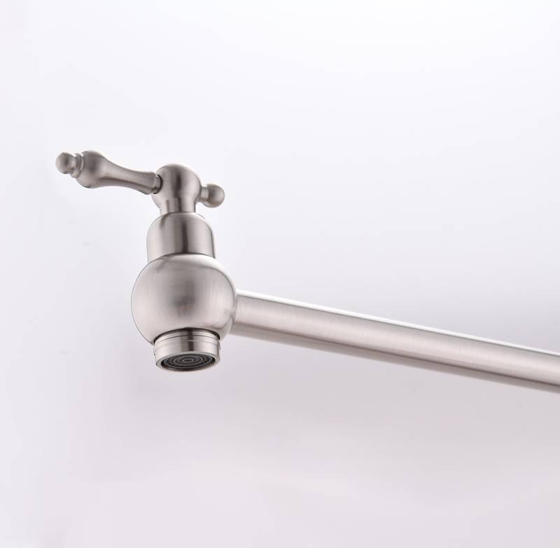 Wall-Mounted Pot Filler Faucet