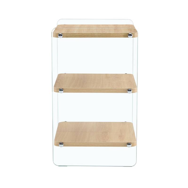 Stylish Trio Storage Nightstand