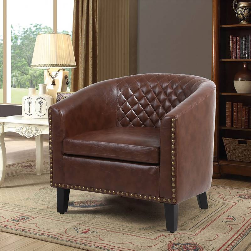 Cozy Luxe Barrel Chairs