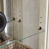 Illuminated Curio Cabinet with Adjustable Shelves