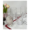Swirl Style Acrylic Drinking Glass Set
