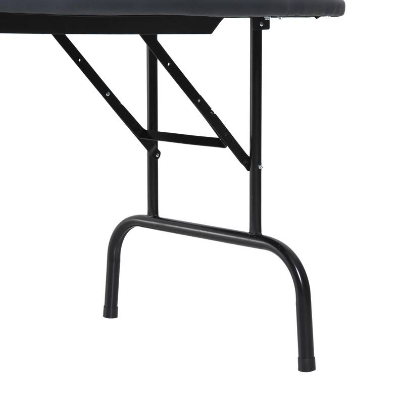 Foldable 7-Player Poker & Blackjack Table with Cup Holders – Blue Felt Fun!