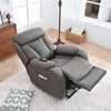 CozyLift Recliner Sofa - Comfort for Seniors in Dark Gray
