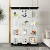 Black Curio Cabinet - Stylish Glass Display for Any Room