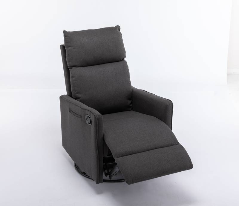 Cozy Glider Rocker Chair - Dark Gray