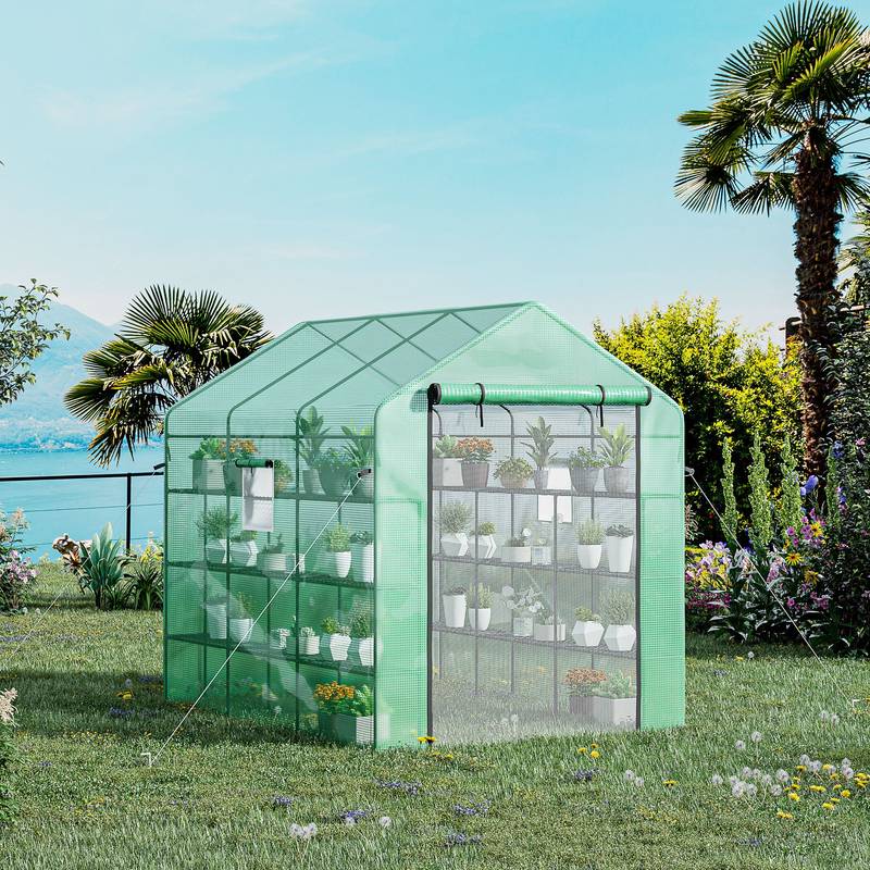 Garden Haven Walk-In Greenhouse - Perfect for Plants and Blooms!