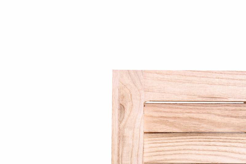 Natural Wood Folding Room Divider