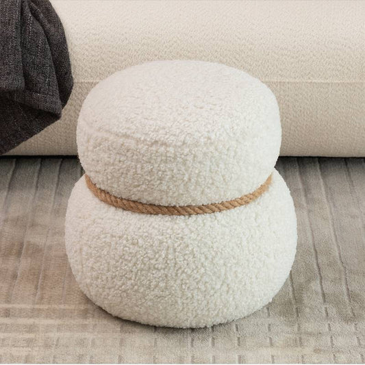 Snowman Plush Stool - Playful & Cute Seating for Any Space