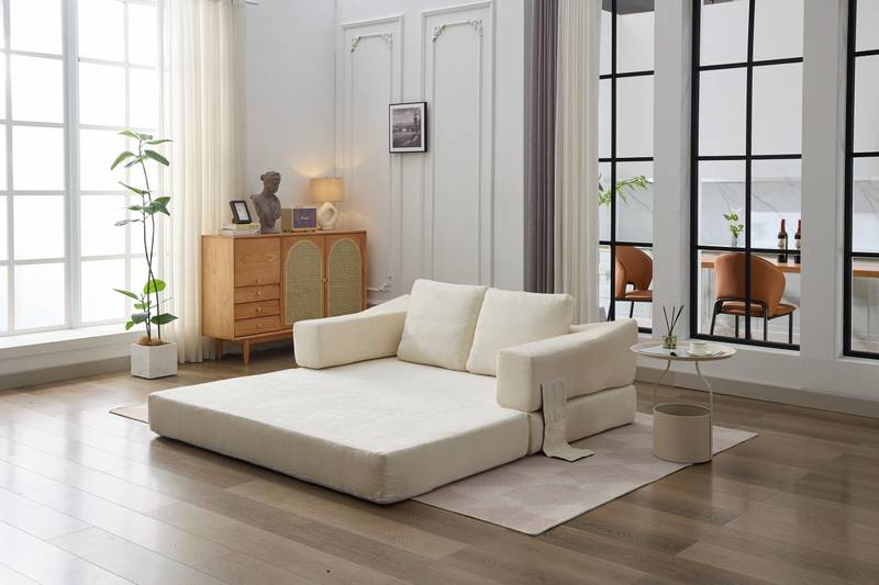 Chic Convertible Sofa Bed & Floor Couch
