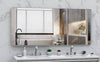 Stylish Full-Length Wall Mirror with Removable Tray