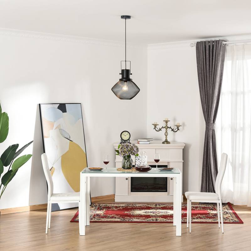 Chic Black Pendant Light – Stylish & Adjustable for Any Room