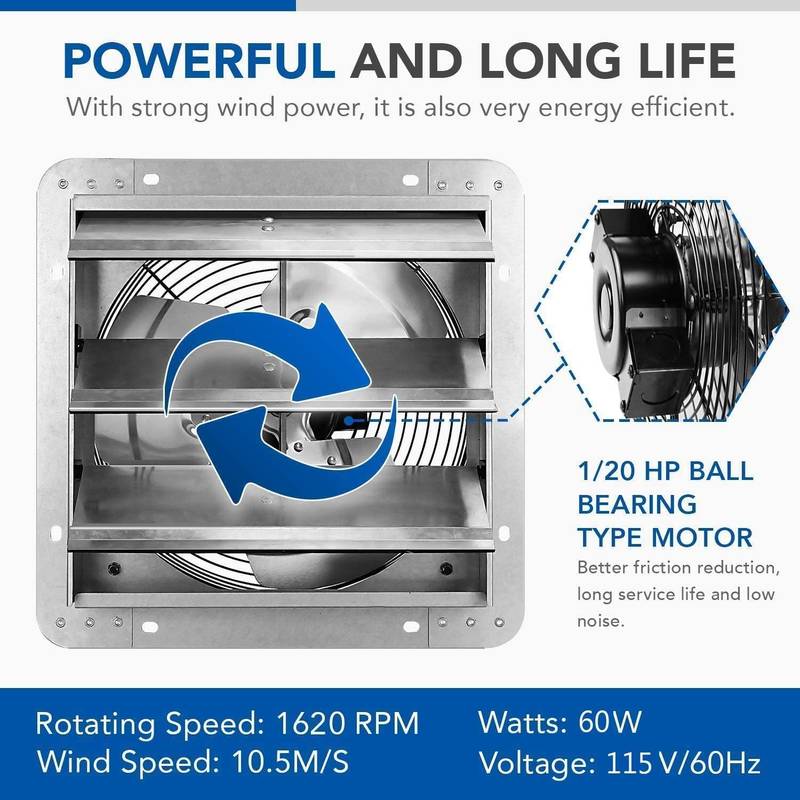 “iPower High-Speed Aluminum Exhaust Fan”
