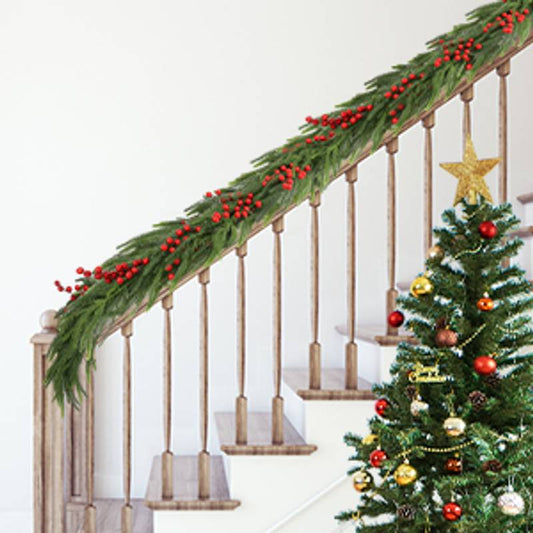 Glowing Faux Spruce Garland
