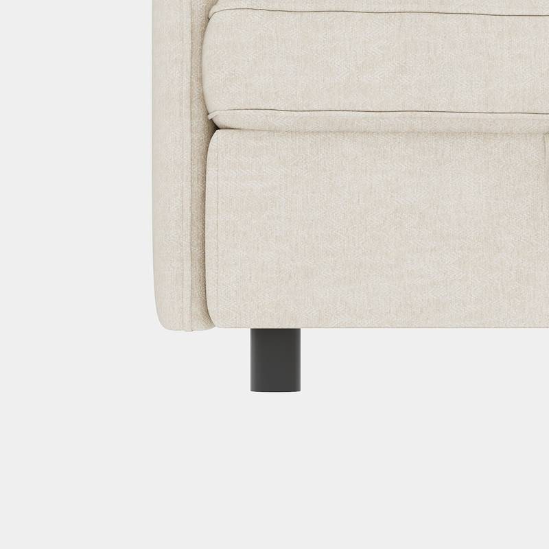 Cozy Mid-Century Loveseat with Hidden Storage