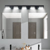 Sleek Black LED Vanity Light