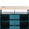 Versatile Rolling Kitchen Island with Drop Leaves and Power Outlet