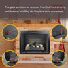 Cozy Glow Infrared Fireplace Insert with Touch Control