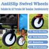 Versatile Collapsible Beach Cart with Liner Bags