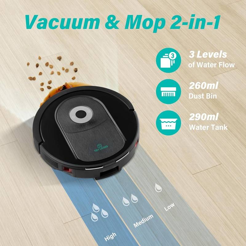 SmartClean Robot: The Ultimate Vacuum and Mop for Pet Hair and Hard Floors!