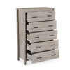 Easy Assemble 5-Drawer Chest